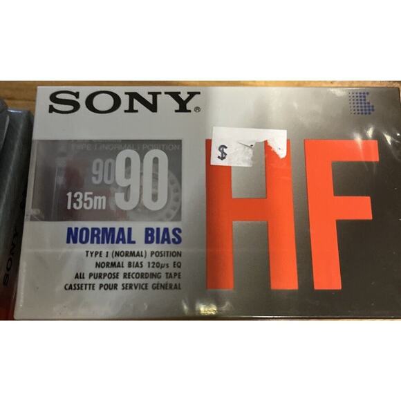 Lot of 8 Sony HF C-90HFC 90 Minute Blank Cassette Tape High Fidelity Normal Bias - Picture 3 of 3